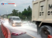 Kecelakaan Beruntun di Tol Cipularang karena Pengereman Truk