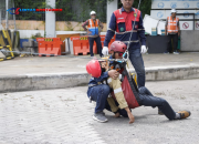 Pelindo Gelar Pelatihan Vertical Rescue untuk Tingkatkan Keselamatan Kerja