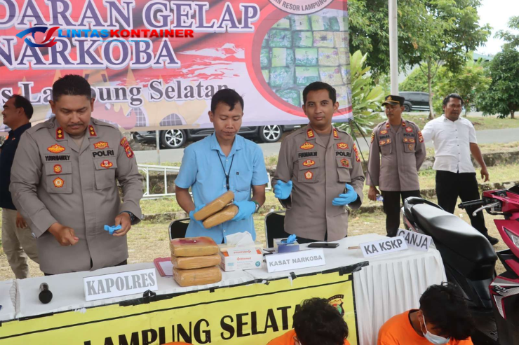 Polisi Gagalkan Penyelundupan 16 Kg Ganja di Pelabuhan Bakauheni