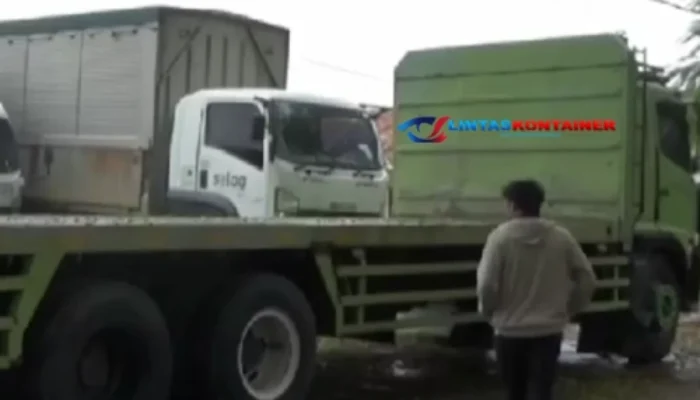 Pria Curi Truk Kontainer, Aksi Terlacak GPS