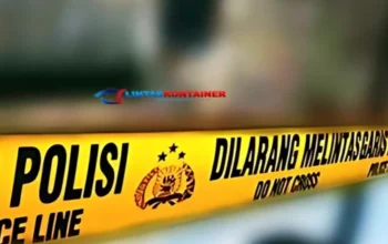 Sopir Mengantuk, Truk Kontainer Tabrak Pohon hingga Tercabut