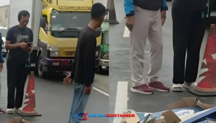 Kecelakaan Tragis! Pemotor Terlindas Truk Kontainer di Jalan Raya Bogor