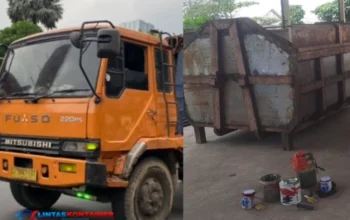 Puluhan Truk Kontainer Siap Beroperasi Angkut Sampah Usai Diperbaiki