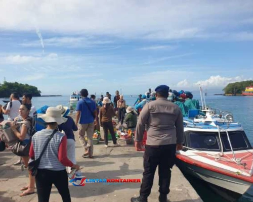 Penyeberangan di Padangbai Dijaga Ketat, Polisi Pastikan Aman
