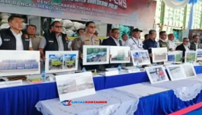 Bareskrim Polri Bongkar Tambang Batu Bara Ilegal di IKN, 351 Kontainer Disita di Pelabuhan Tanjungperak Surabaya