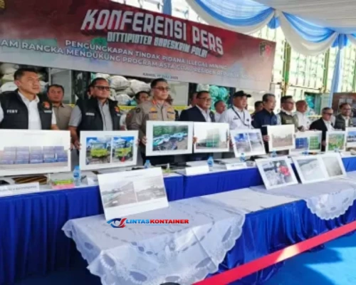 Bareskrim Polri Bongkar Tambang Batu Bara Ilegal di IKN, 351 Kontainer Disita di Pelabuhan Tanjungperak Surabaya