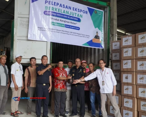 UMKM Riau Ekspor 1 Kontainer Produk Rotan ke Malaysia, Hasilkan Devisa Rp 33,7 Juta