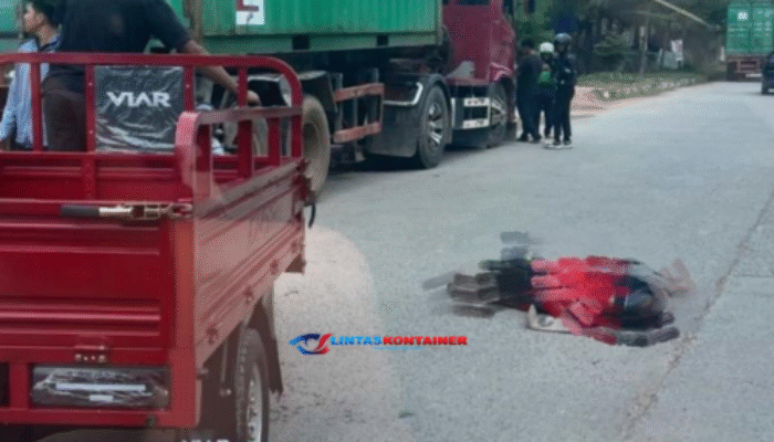 Tragedi Mitra Raya: Pemotor Tewas Tabrak Truk Kontainer!