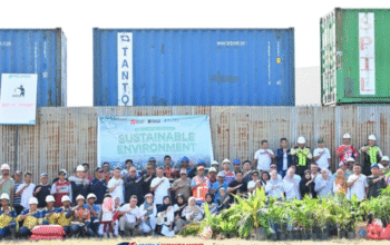 Pelindo Petikemas Hijaukan Seluruh Area Terminal dengan 1.500 Pohon