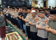Polres Pelabuhan Tanjung Priok Gelar Salat Gaib, Doakan Driver Ojol Affan Kurniawan