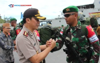 Polsek Gorontalo Kawal Heroik Kepulangan Satgas RI-PNG!