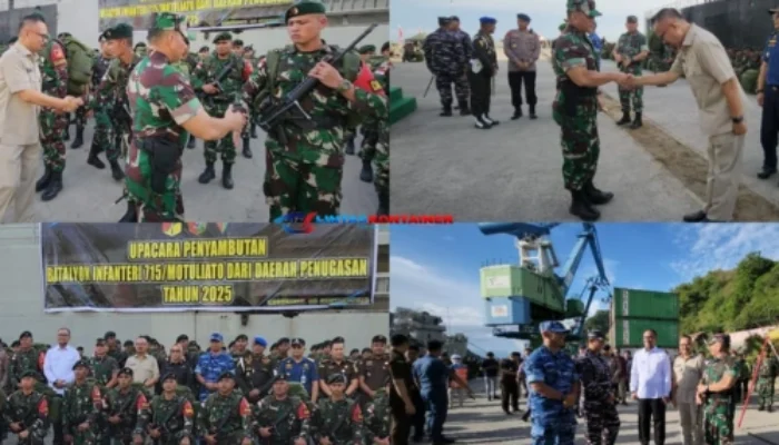Polsek Gorontalo Kawal Heroik Kepulangan Satgas RI-PNG!