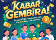 Kabar Gembira! Bansos BPNT Tahap 3 September 2025 Cair Rp600 Ribu, Cek Sekarang!