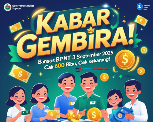 Kabar Gembira! Bansos BPNT Tahap 3 September 2025 Cair Rp600 Ribu, Cek Sekarang!