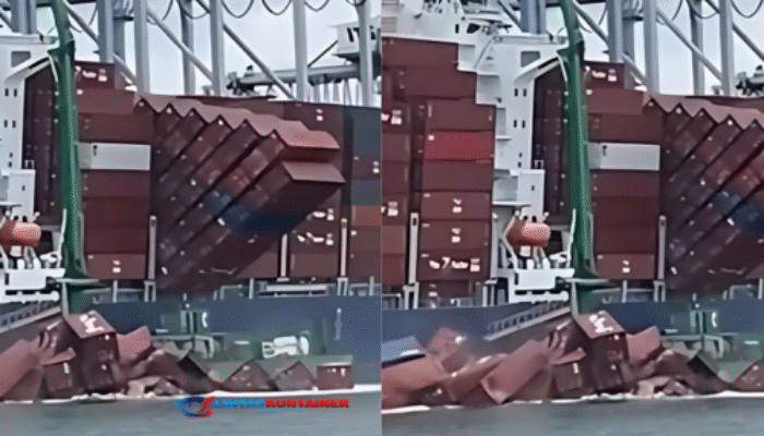 Menilik Penyebab Puluhan Kontainer Jatuh di Pelabuhan California 2025