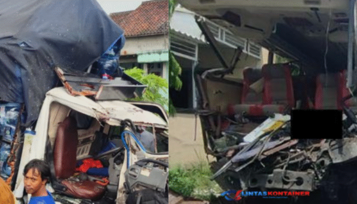 Kecelakaan Maut di Jembatan Suramadu! Bus Damri vs Truk Kontainer, 2 Orang Tewas
