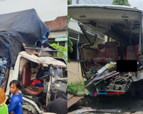 Kecelakaan Maut di Jembatan Suramadu! Bus Damri vs Truk Kontainer, 2 Orang Tewas