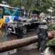 Mobil Lexus Ringsek Tertimpa Pohon di Pondok Indah: Pengemudi Tewas di Tempat!