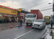 Truk Kontainer Mogok di Cibadak Sukabumi: Lalu Lintas Macet Parah Sore Ini!
