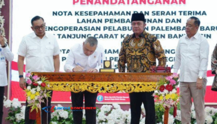 Menhub Targetkan Pelabuhan Tanjung Carat Beroperasi Sebelum 2029