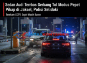 Sedan Audi Terobos Gerbang Tol Modus Pepet Pikap di Jaksel, Polisi Selidiki