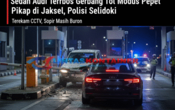 Sedan Audi Terobos Gerbang Tol Modus Pepet Pikap di Jaksel, Polisi Selidiki