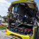 Penampakan Bus Ringsek Usai Kecelakaan Tewaskan 16 Penumpang di Tol Muktiharjo