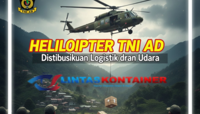Helikopter TNI AD Distribusikan Logistik dari Udara untuk Warga Terisolasi di Sibolga