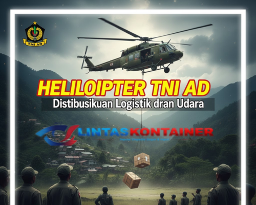 Helikopter TNI AD Lakukan Air Dropping Logistik untuk Warga Terisolasi di Sibolga