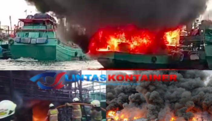 Kapal Terbakar di Pelabuhan Muara Baru, Simak Ini Kronologinya!