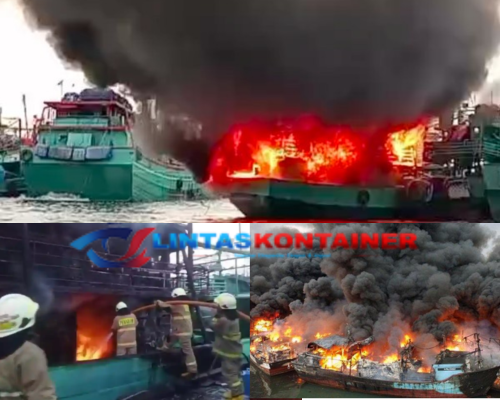 Kapal Terbakar di Pelabuhan Muara Baru, Simak Ini Kronologinya!