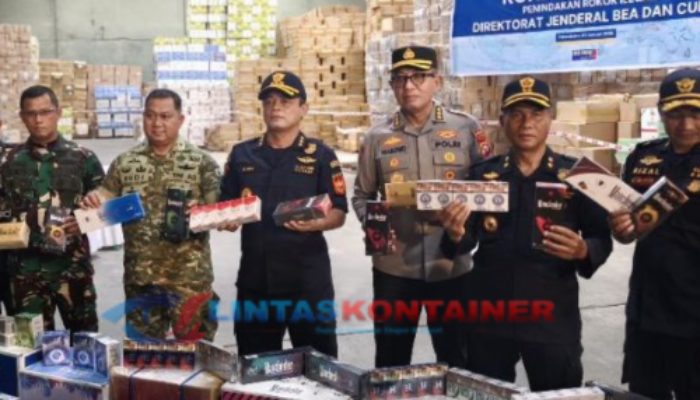 Bea Cukai Sita 16 Ribu Karton Rokok Ilegal di Pekanbaru Tanpa Libatkan Polri, Ada Apa?