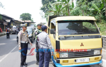 Truk Tambang Ditertibkan: 11 Pelanggar Terjaring di Jalur Cianting-Plered