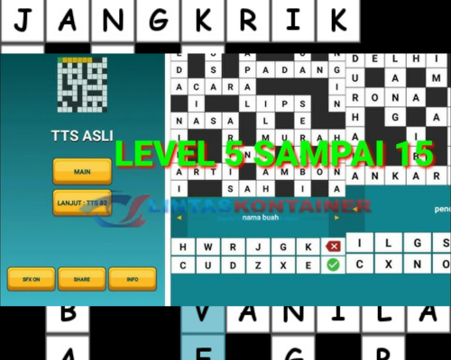 Kunci Jawaban TTS Asli Level 1-520 Lengkap