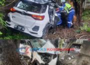 Kecelakaan Maut Mobil Raize di Tol Makassar