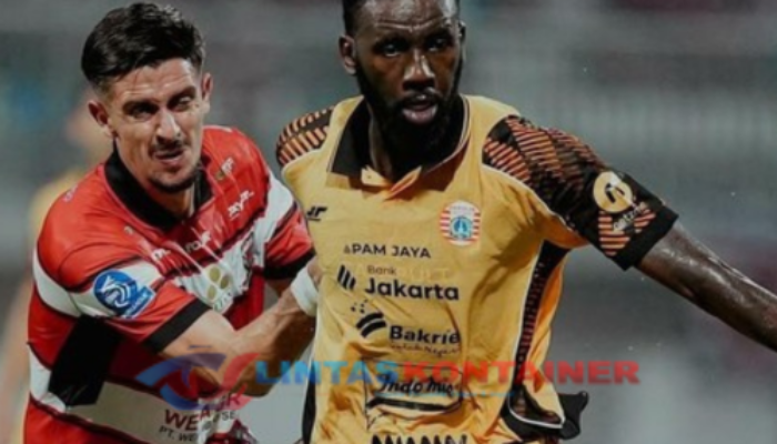 Persija Jakarta Menang Tipis 1-0 atas Madura United
