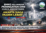 BMKG Keluarkan Peringatan Dini Cuaca Jabodetabek