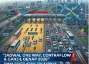 jadwal one way arus balik 2026