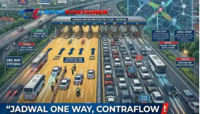 Jadwal One Way, Contraflow, dan Ganjil Genap Arus Balik Lebaran 2026, Simak Penjelasan Lengkapnya!
