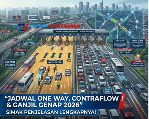 jadwal one way arus balik 2026