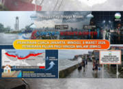 Jakarta Diperkirakan Hujan pada Minggu Pagi hingga Malam