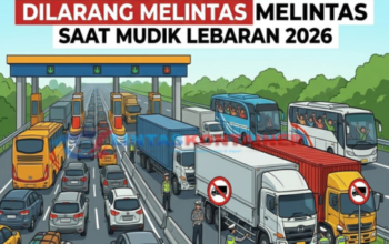 Truk Sumbu Tiga Dilarang Melintas Saat Mudik Lebaran 2026