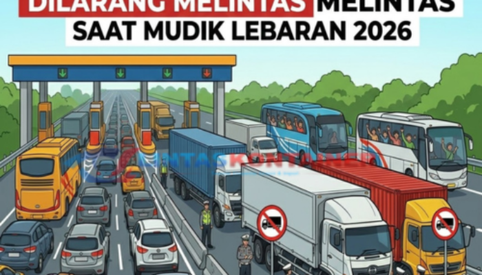 Mulai 13 Maret, Truk Sumbu Tiga Dilarang Melintas Saat Mudik Lebaran 2026