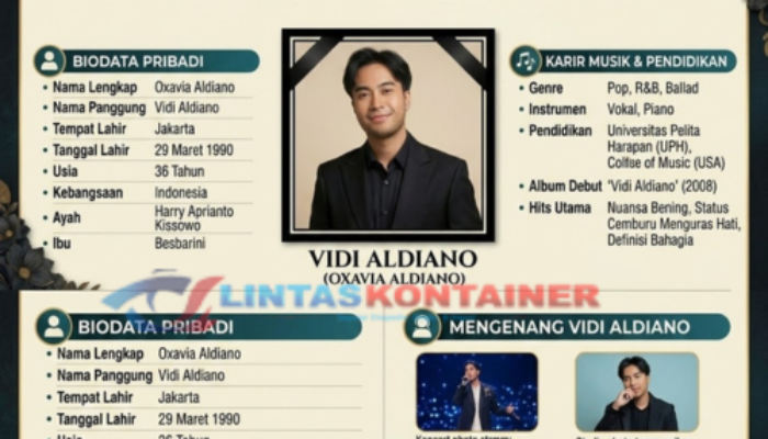 Vidi Aldiano Meninggal Dunia, Simak Ini Profil dan Biodata Lengkapnya!