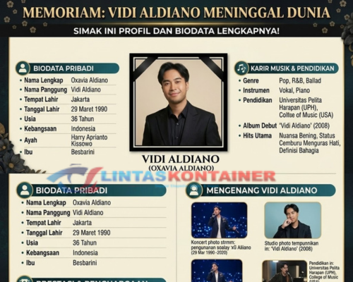 Vidi Aldiano Meninggal Dunia, Simak Ini Profil dan Biodata Lengkapnya!